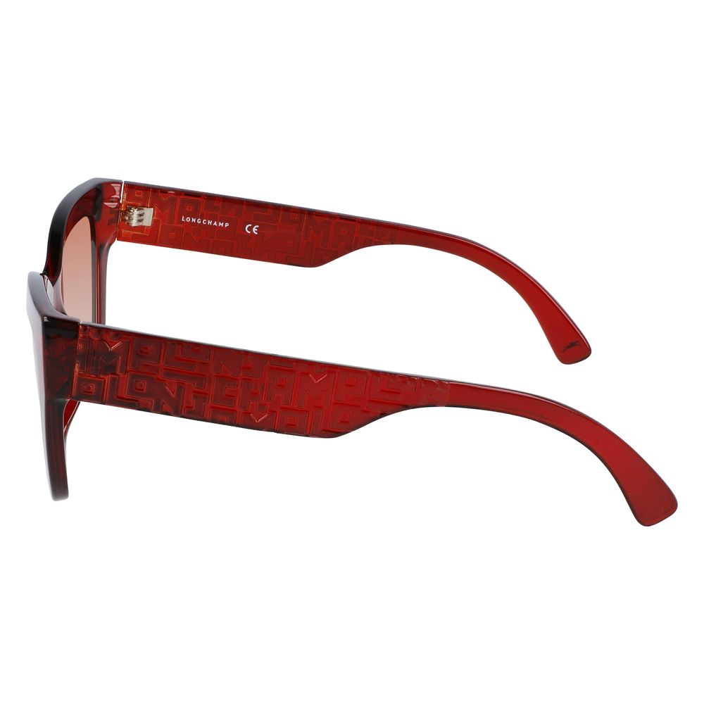 Longchamp Red Injected Sunglasses Longchamp