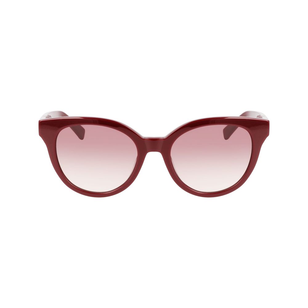 Longchamp Red Acetate Sunglasses Longchamp