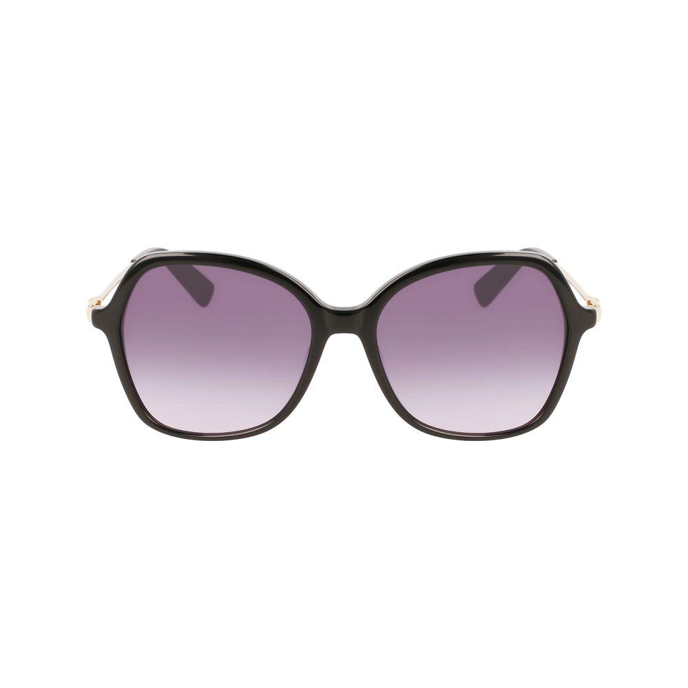 Longchamp Black Acetate Sunglasses