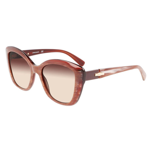 Longchamp Red Acetate Sunglasses