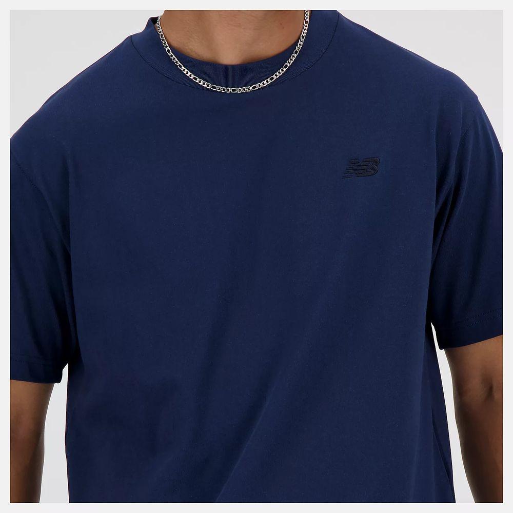 New Balance Blue Cotton T-Shirt New Balance