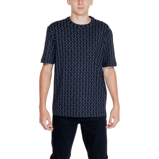 Armani Exchange Black Cotton T-Shirt Armani Exchange