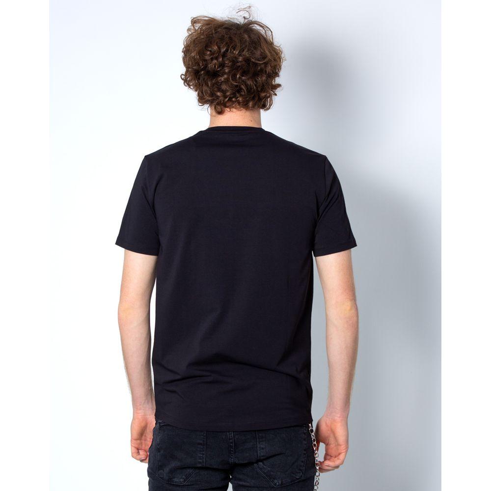 Armani Exchange Black Cotton T-Shirt Armani Exchange