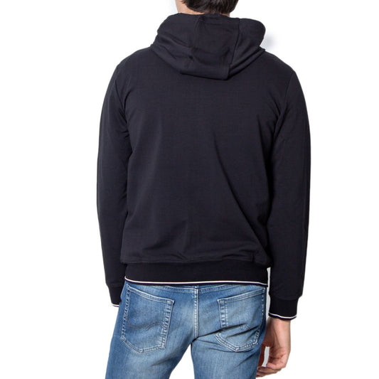 Armani Exchange Black Cotton Sweater Armani Exchange