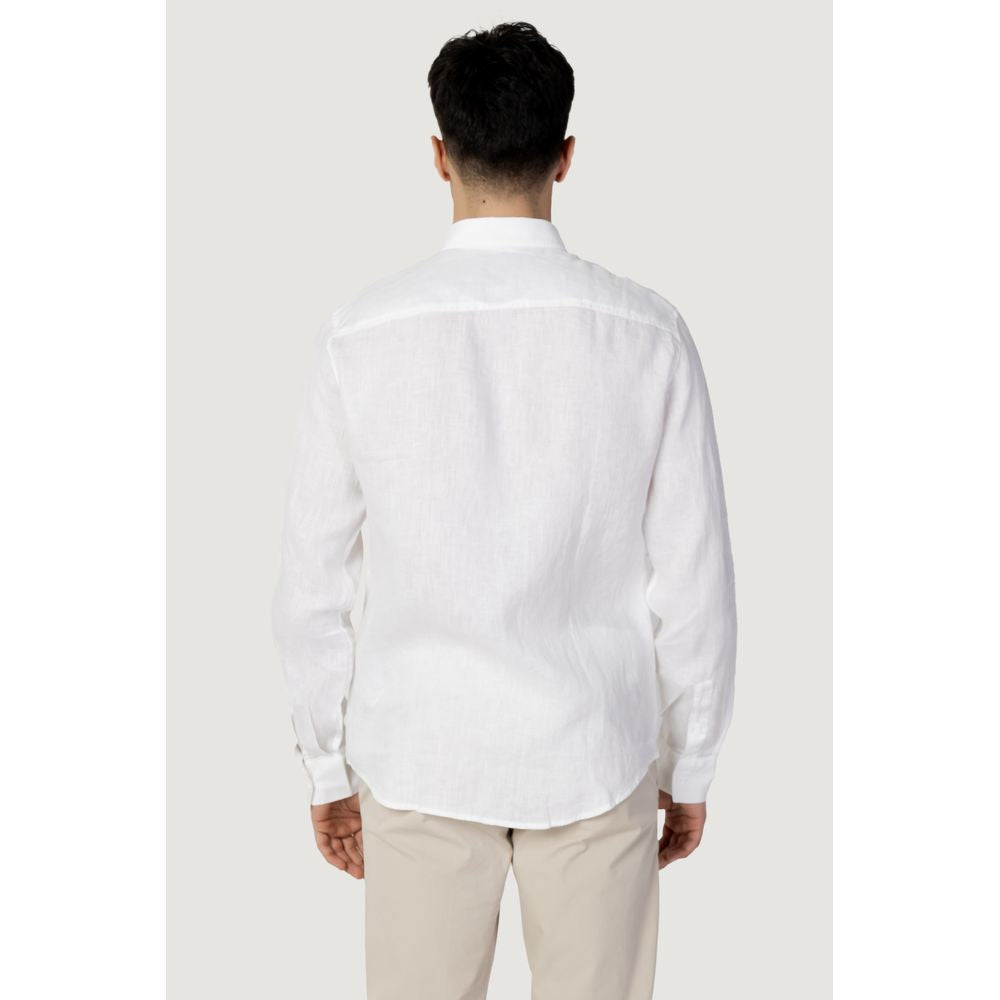 Armani Exchange White Linen Shirt Armani Exchange