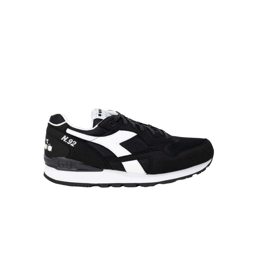 Diadora Black Fabric Sneaker Diadora