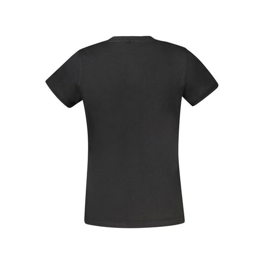 Kappa Black Cotton Tops & T-Shirt Kappa