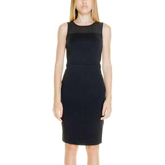 Armani Exchange Black Polyamide Dress Armani Exchange