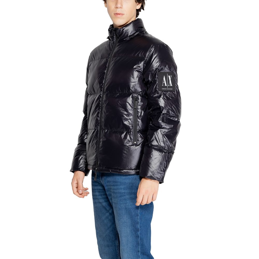 Armani Exchange Black Polyamide Jacket Armani Exchange