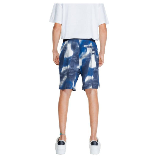 Armani Exchange Blue Cotton Short Armani Exchange