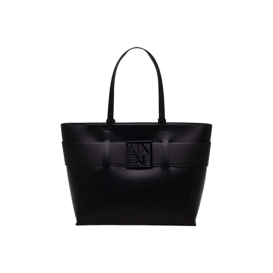 Armani Exchange Black Polyethylene Handbag Armani Exchange