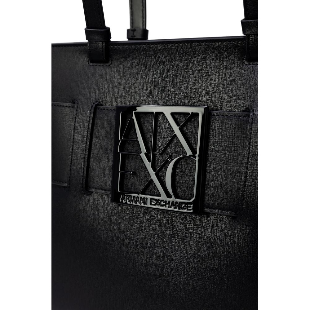 Armani Exchange Black Polyethylene Handbag Armani Exchange