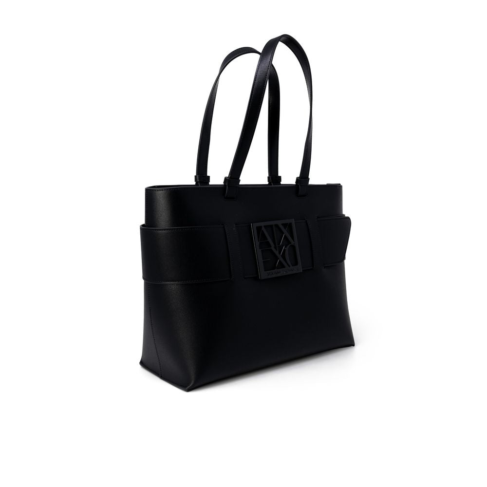 Armani Exchange Black Polyethylene Handbag Armani Exchange