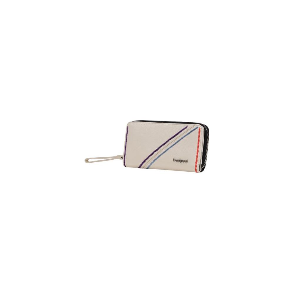 Desigual Cream Polyethylene Wallet Desigual