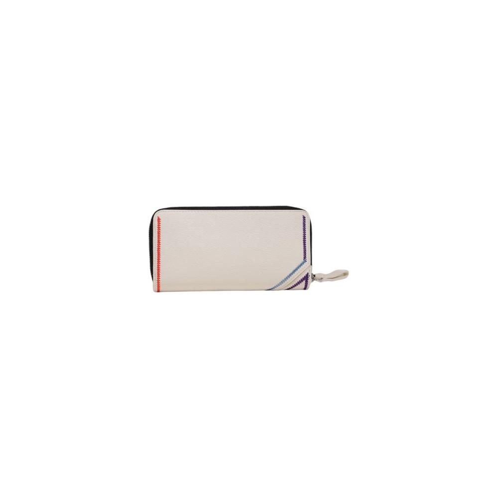 Desigual Cream Polyethylene Wallet Desigual