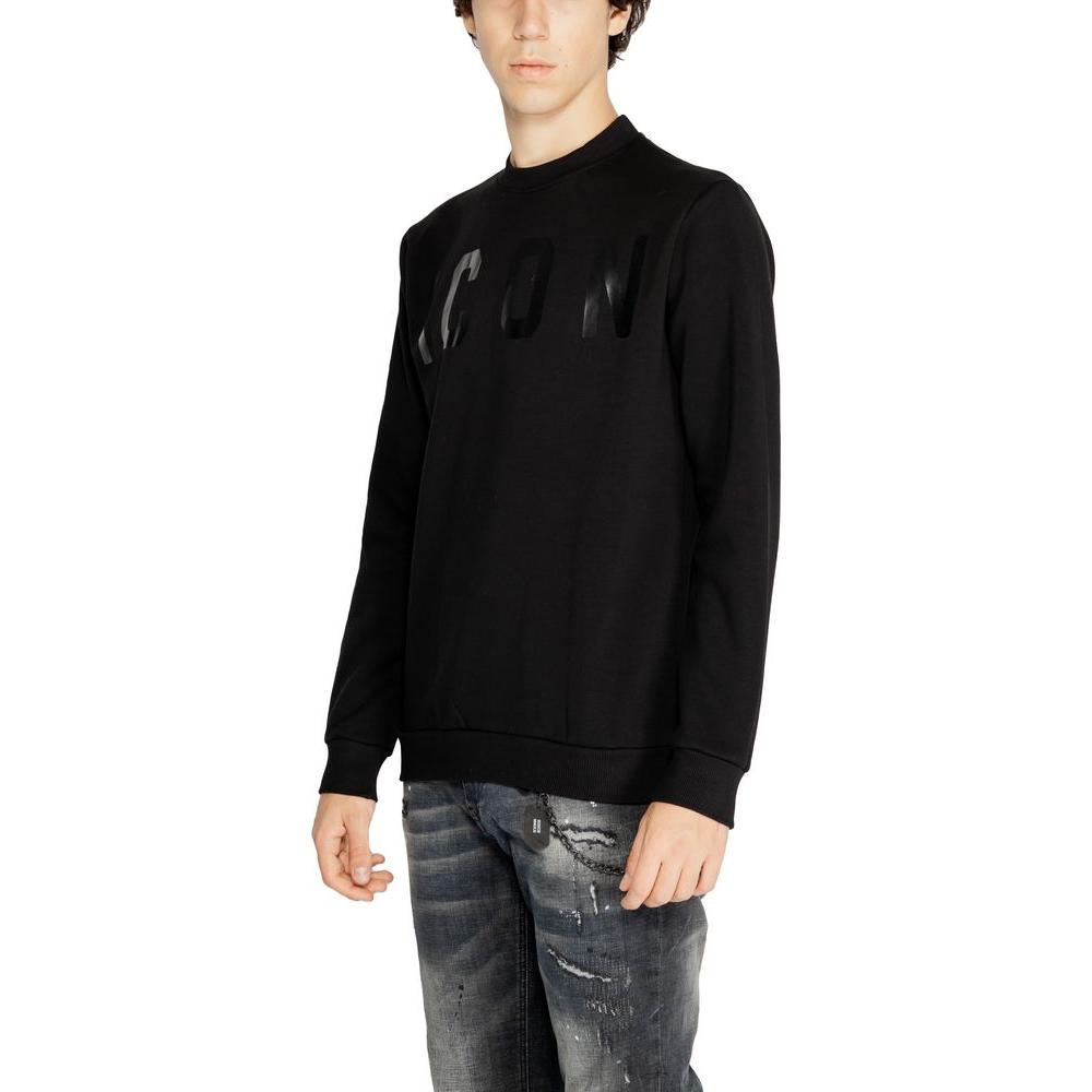 Icon Black Cotton Sweater Icon