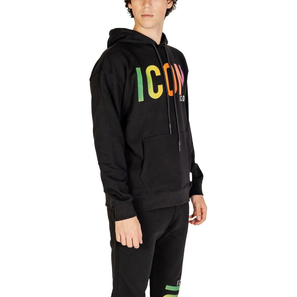 Icon Black Cotton Sweater Icon