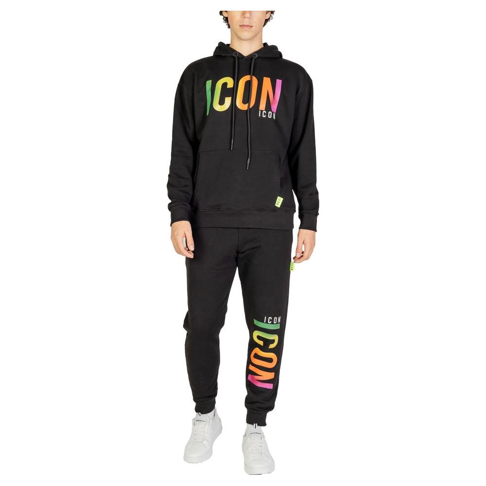 Icon Black Cotton Sweater Icon