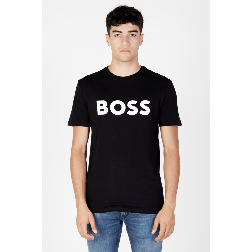 Hugo Boss Black Cotton T-Shirt Hugo Boss