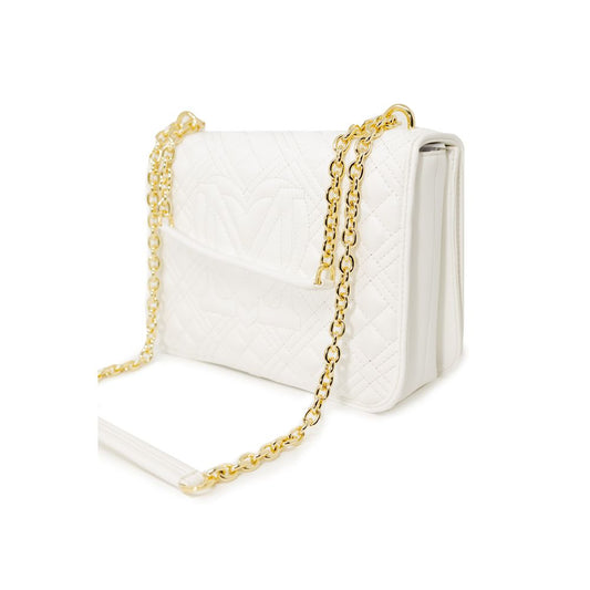 Love Moschino White Polyethylene Handbag Love Moschino