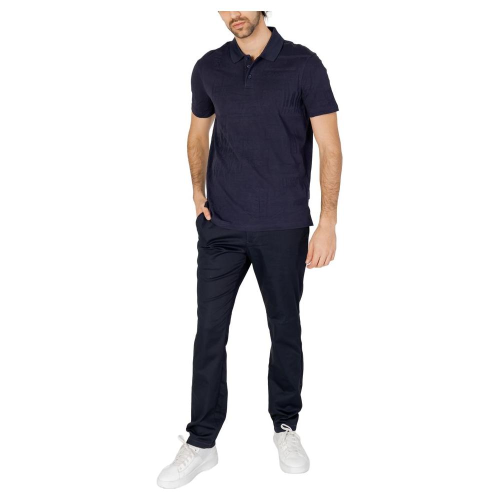 Armani Exchange Blue Cotton Jeans & Pant Armani Exchange