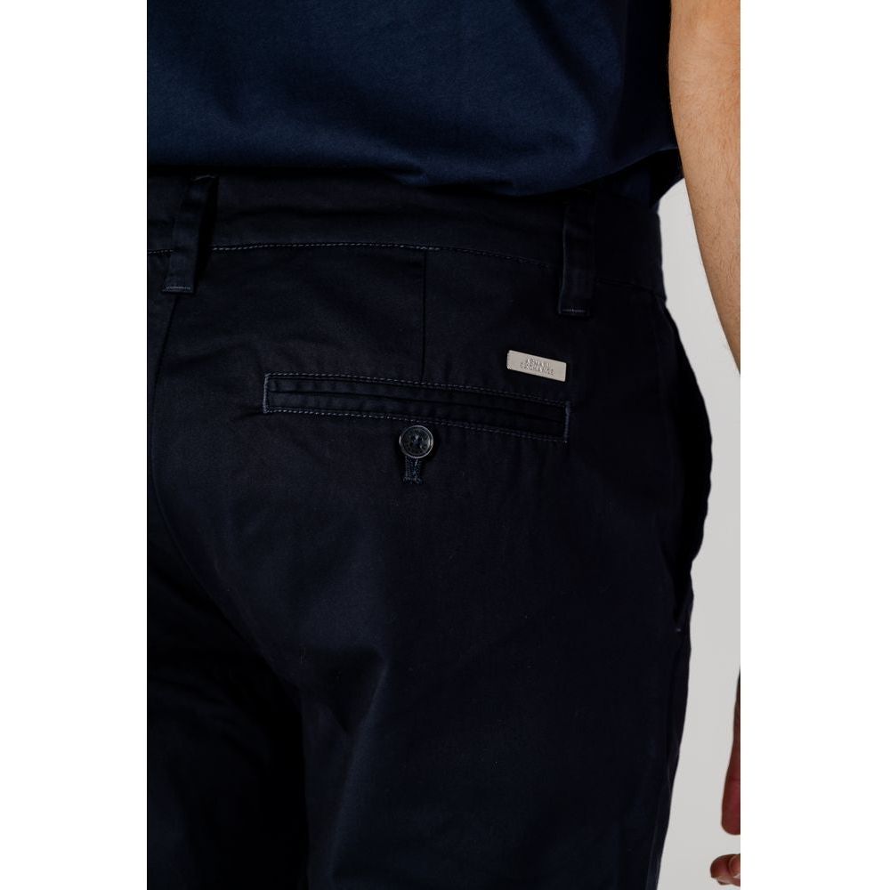 Armani Exchange Blue Cotton Jeans & Pant Armani Exchange