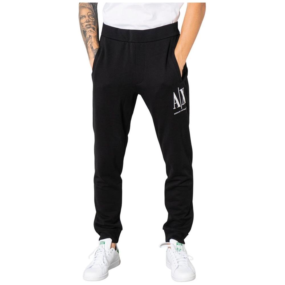 Armani Exchange Black Cotton Jeans & Pant Armani Exchange