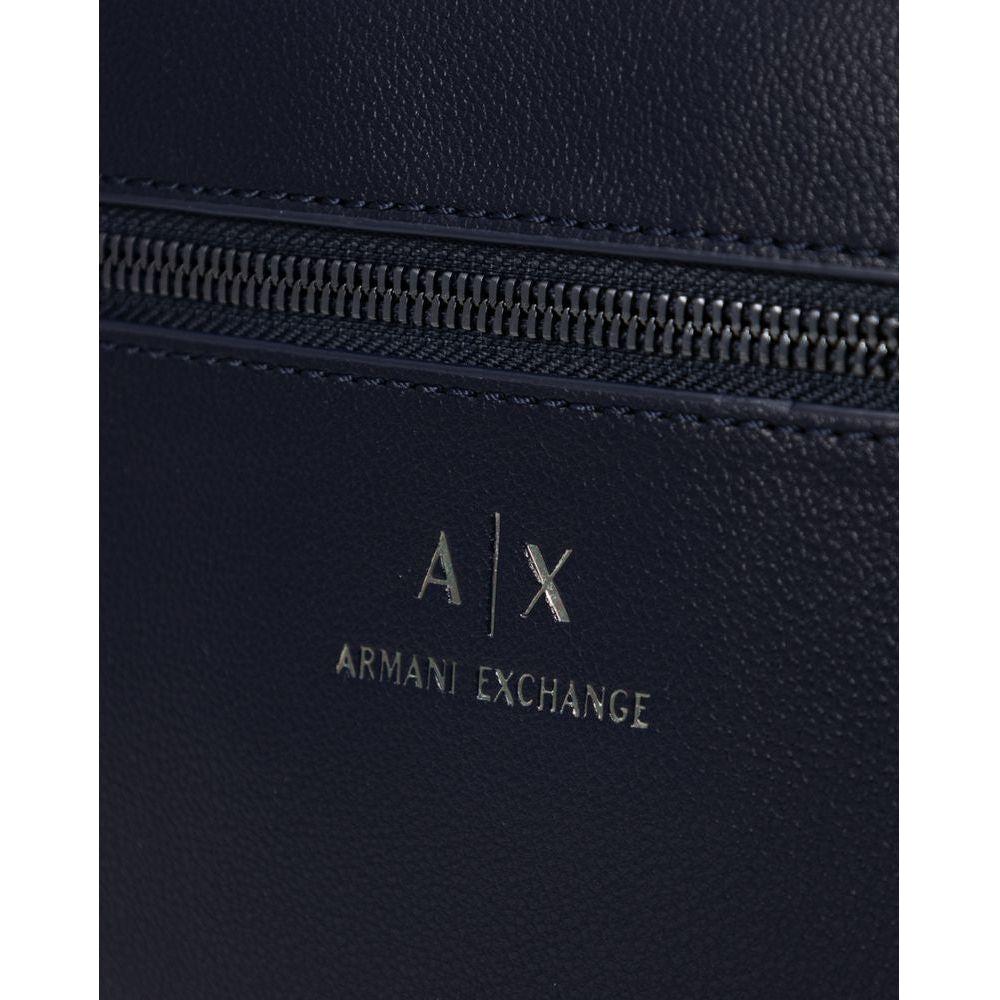 Armani Exchange Blue Polyester Luggage And Travel Armani Exchange