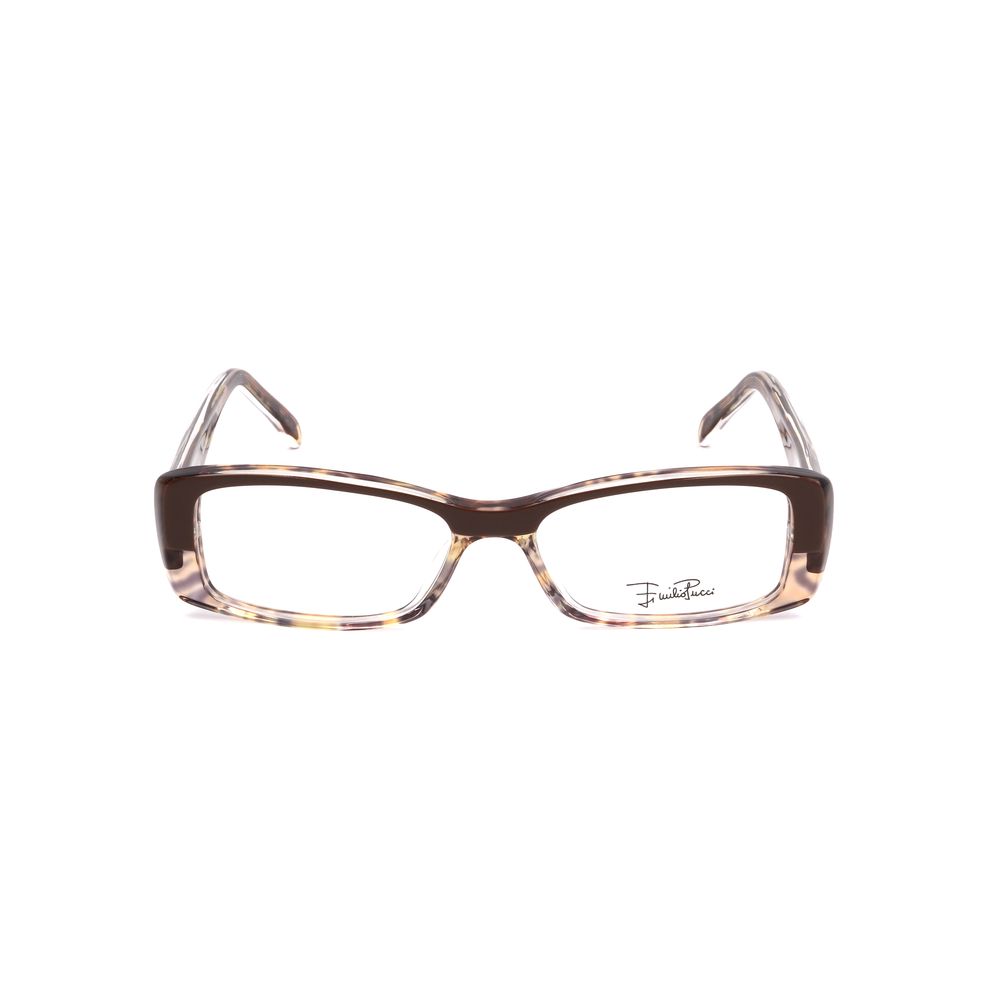 Emilio Pucci Brown Plastic Glasses (Frames)