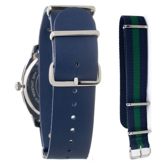 Folli Follie Blue Leather Watch Folli Follie