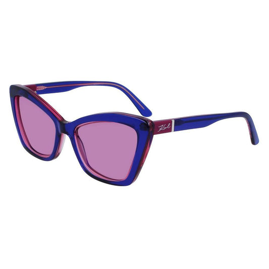 Karl Lagerfeld Blue Acetate Sunglasses Karl Lagerfeld