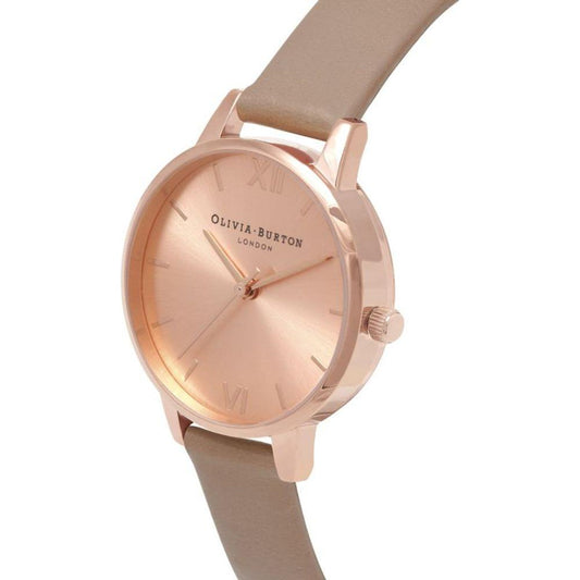 Olivia Burton Brown Artificial Leather Watch Olivia Burton Rosy Brown