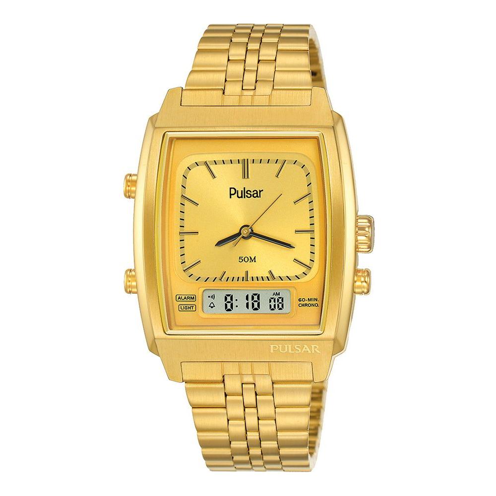 Pulsar Gold Steel Watch Pulsar