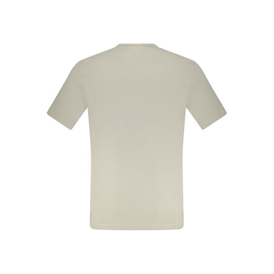 Guess Jeans Beige Cotton T-Shirt Guess Jeans