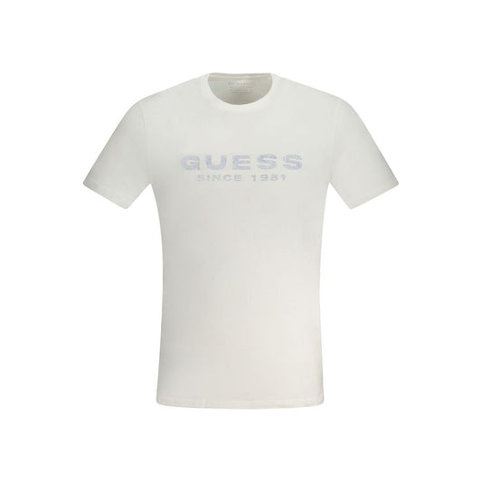 Guess Jeans White Cotton T-Shirt Guess Jeans