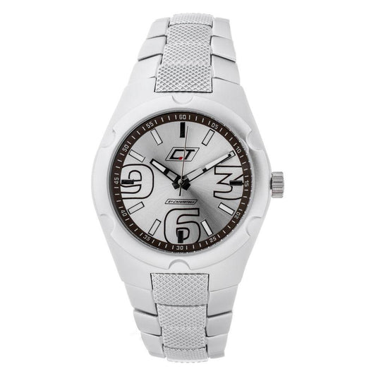 Chronotech Silver Stainless Steel Dress Watch