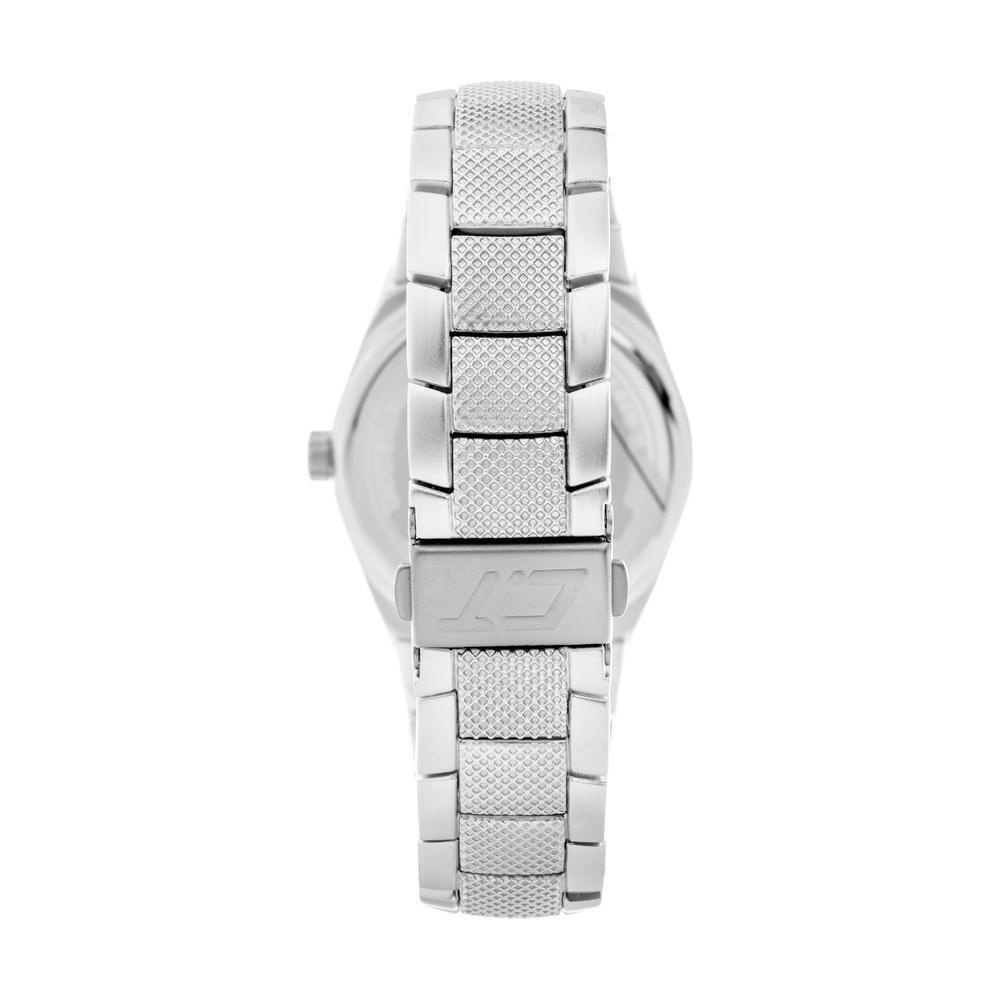 Chronotech Silver Stainless Steel Dress Watch