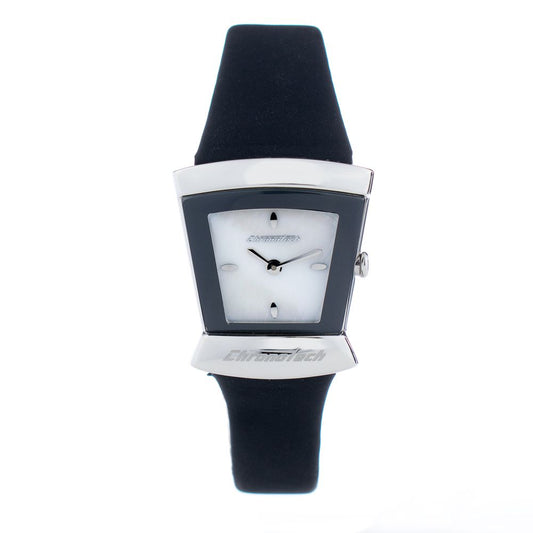 Chronotech Blue Leather Dress Watch