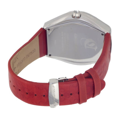 Chronotech Multicolor Leather Dress Watch