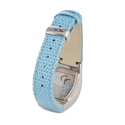 Chronotech Blue Leather Dress Watch