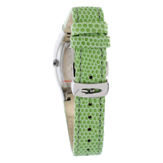 Chronotech Green Leather Watch Chronotech Dark Sea Green