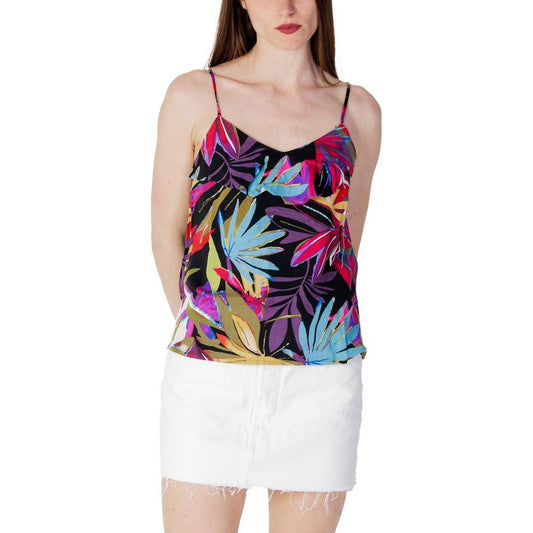 Only Pink Viscose Tops & T-Shirt Only Light Gray