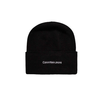 Calvin Klein Jeans Black Cotton Cap (Baseball Hat)
