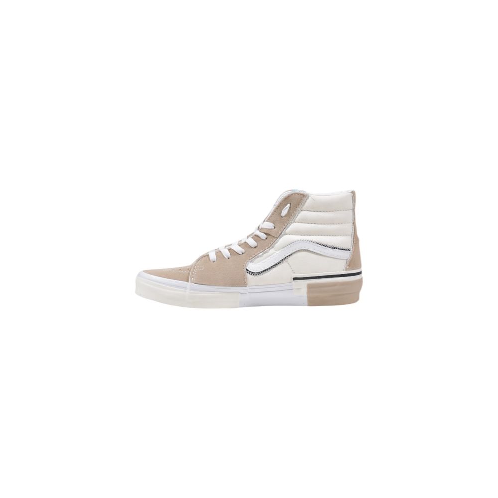 Vans Beige Leather High Top Sneakers Vans