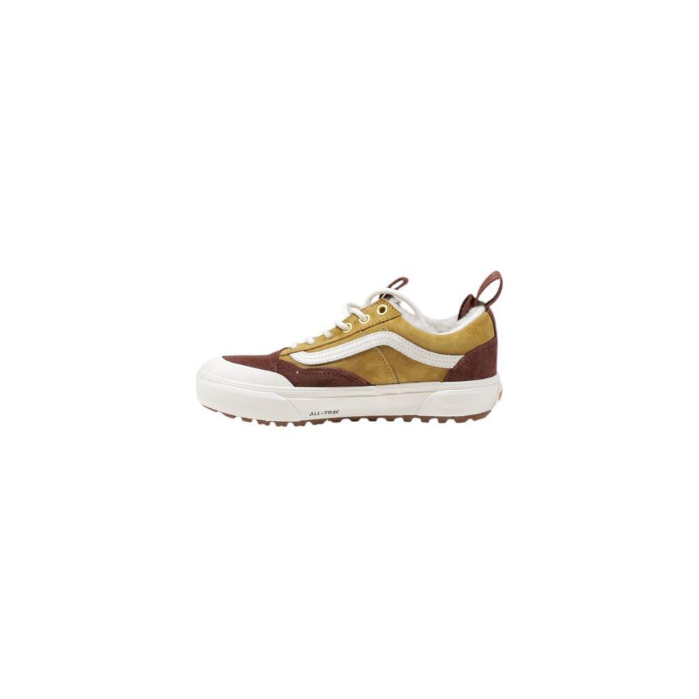 Vans Beige Leather Athletic Sneakers Vans