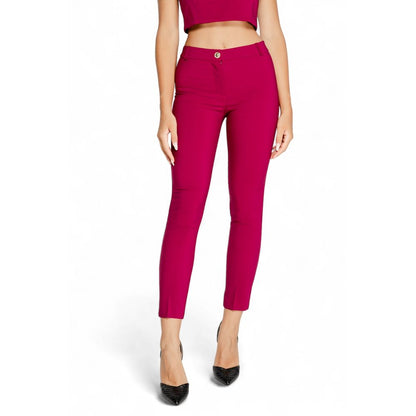 Rinascimento Bordeaux Polyester Casual Pants Rinascimento