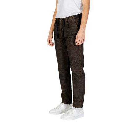 Hamaki-Ho Brown Cotton Casual Pants Hamaki-Ho