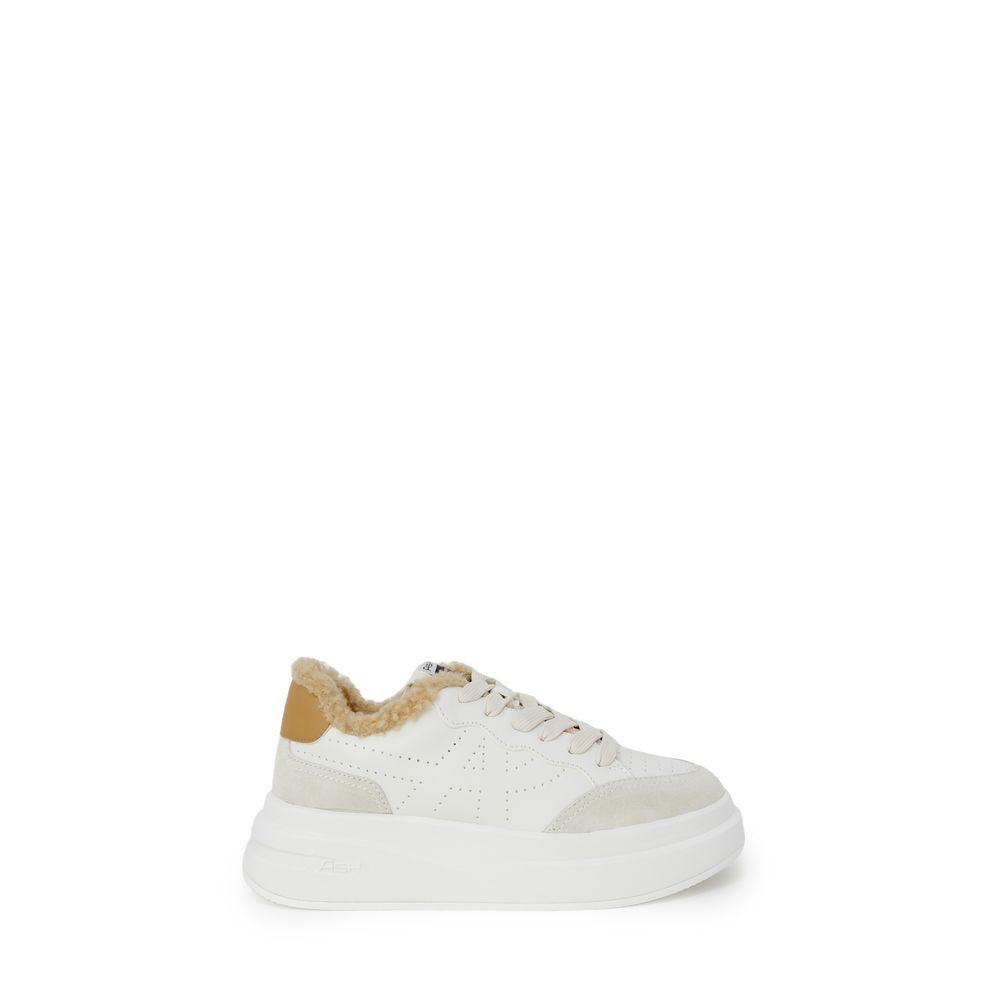 ASH Beige Leather Chunky Sneakers ASH