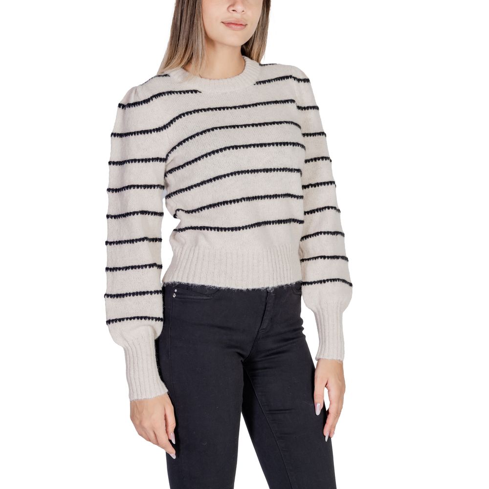 Jacqueline De Yong Gray Polyester Sweatshirt