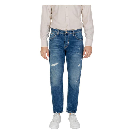 Antony Morato Blue Cotton Jeans & Pant